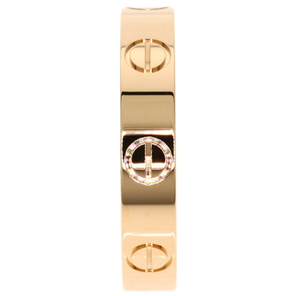 CARTIER mini love ring #51 Ring K18 Pink Gold Ladies [Used]