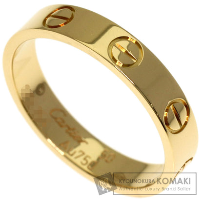CARTIER Mini love ring #50 Ring K18 Yellow Gold Ladies [Used]