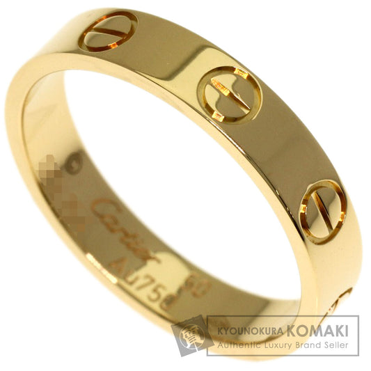 CARTIER Mini love ring #50 Ring K18 Yellow Gold Ladies [Used]
