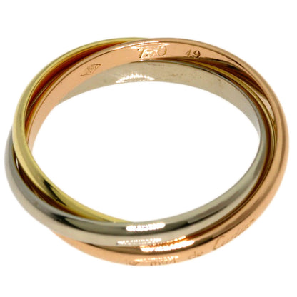 CARTIER Trinity SM #49 Ring K18 Yellow Gold K18 White GoldLadies [Used]