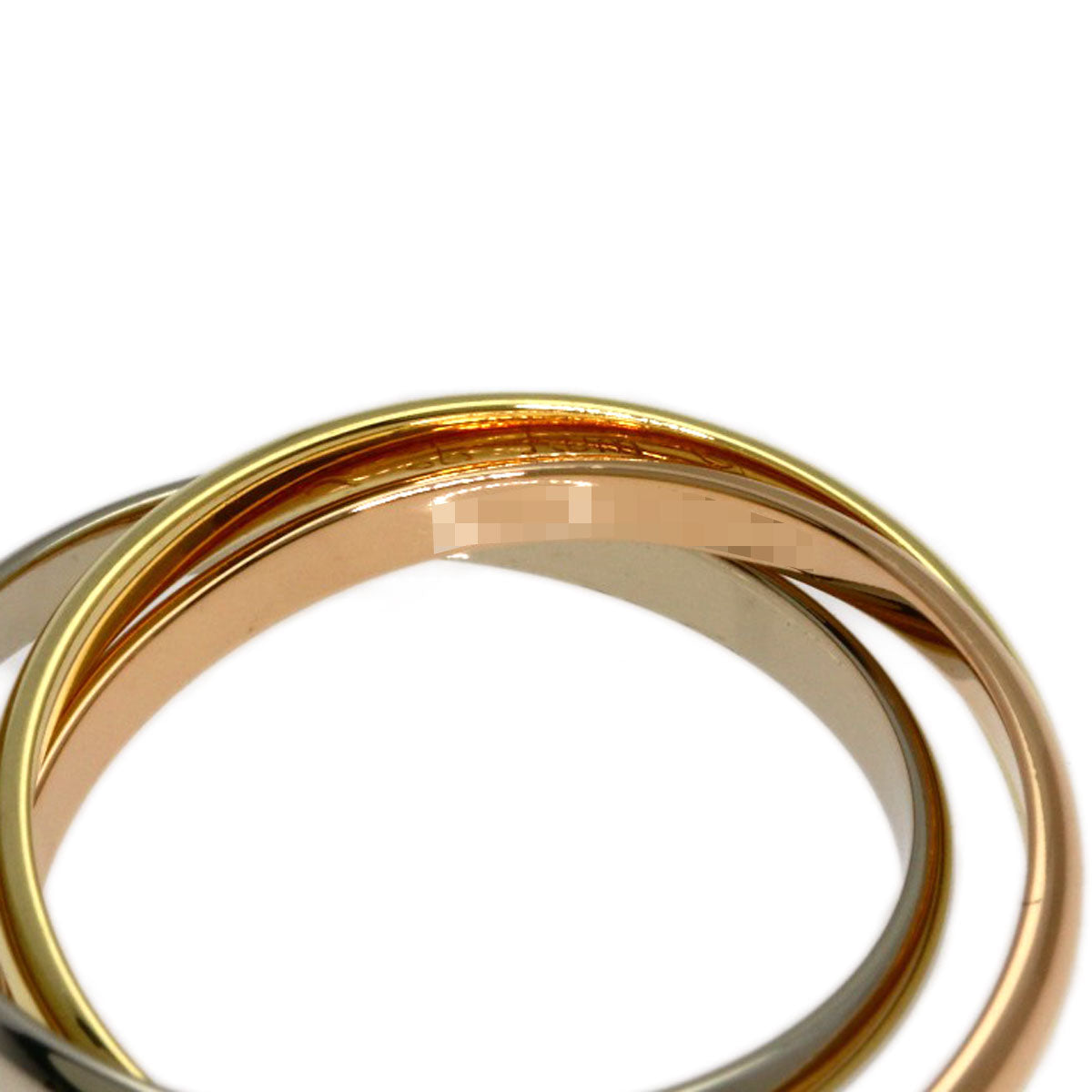 CARTIER Trinity SM #49 Ring K18 Yellow Gold K18 White GoldLadies [Used]