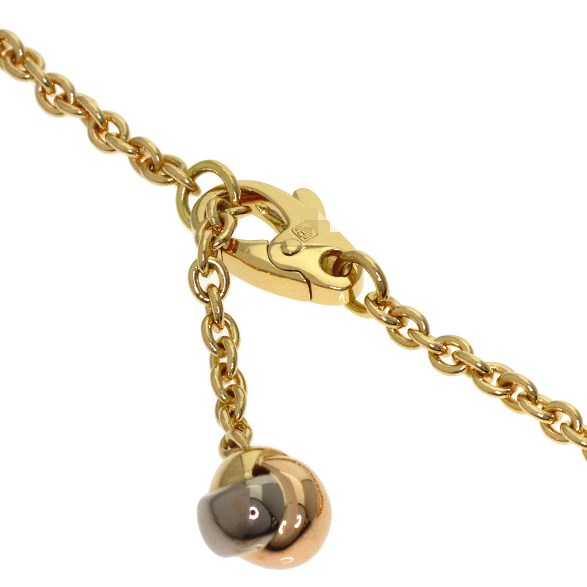 CARTIER Trinity Ball Bracelet K18 Yellow Gold 18K Pink GoldLadies [Used]