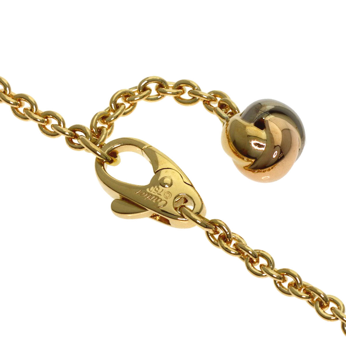 CARTIER Trinity Ball Bracelet K18 Yellow Gold 18K Pink GoldLadies [Used]