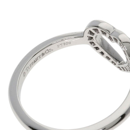 TIFFANY&Co. Sentimental Heart Diamond Ring Platinum PT950 Ladies [Used]