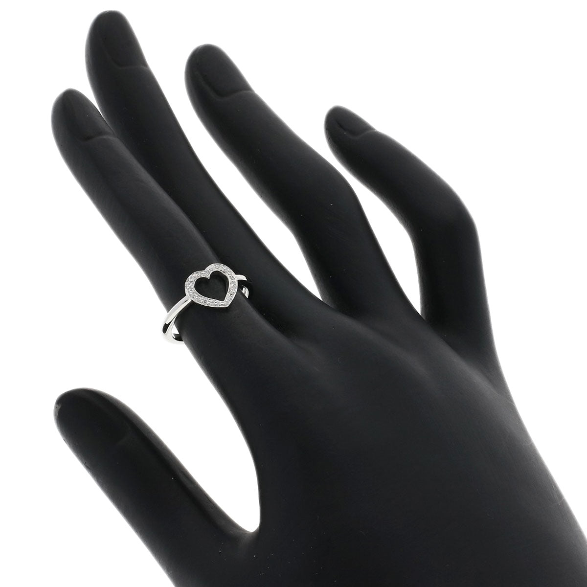 TIFFANY&Co. Sentimental Heart Diamond Ring Platinum PT950 Ladies [Used]