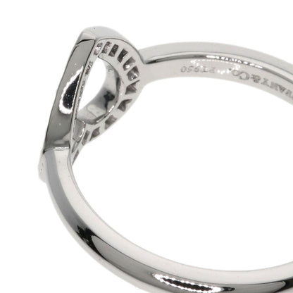 TIFFANY&Co. Sentimental Heart Diamond Ring Platinum PT950 Ladies [Used]