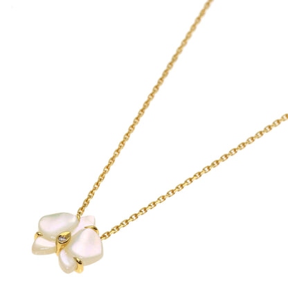 CARTIER Caresse Dolchidéshell Diamond Necklace K18 Yellow Gold Ladies [Used]