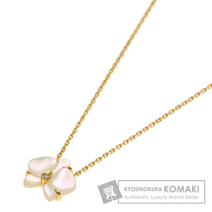 CARTIER Caresse Dolchidéshell Diamond Necklace K18 Yellow Gold Ladies [Used]