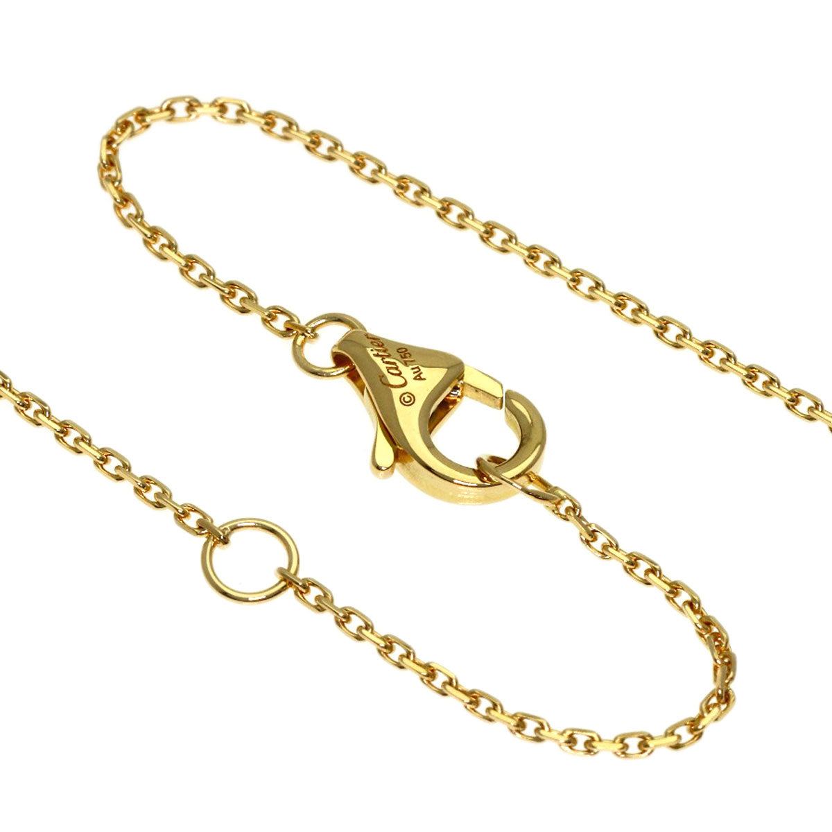 CARTIER Caresse Dolchidéshell Diamond Necklace K18 Yellow Gold Ladies [Used]