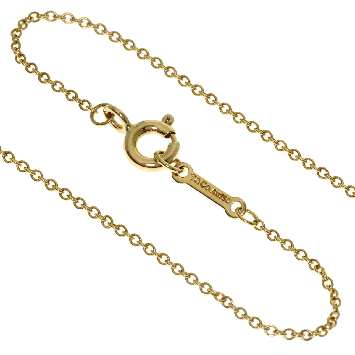 TIFFANY&Co. Olive Leaf Amethyst Necklace K18 Yellow Gold Ladies [Used]