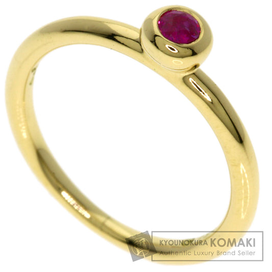 TIFFANY&Co. Ruby Ring K18 Yellow Gold Ladies [Used]