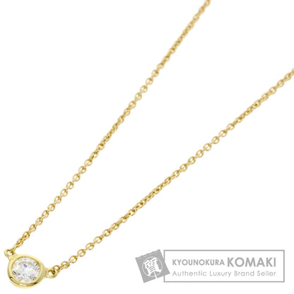 TIFFANY&Co. By The Yard Diamond Necklace K18 Yellow Gold Ladies [Used]