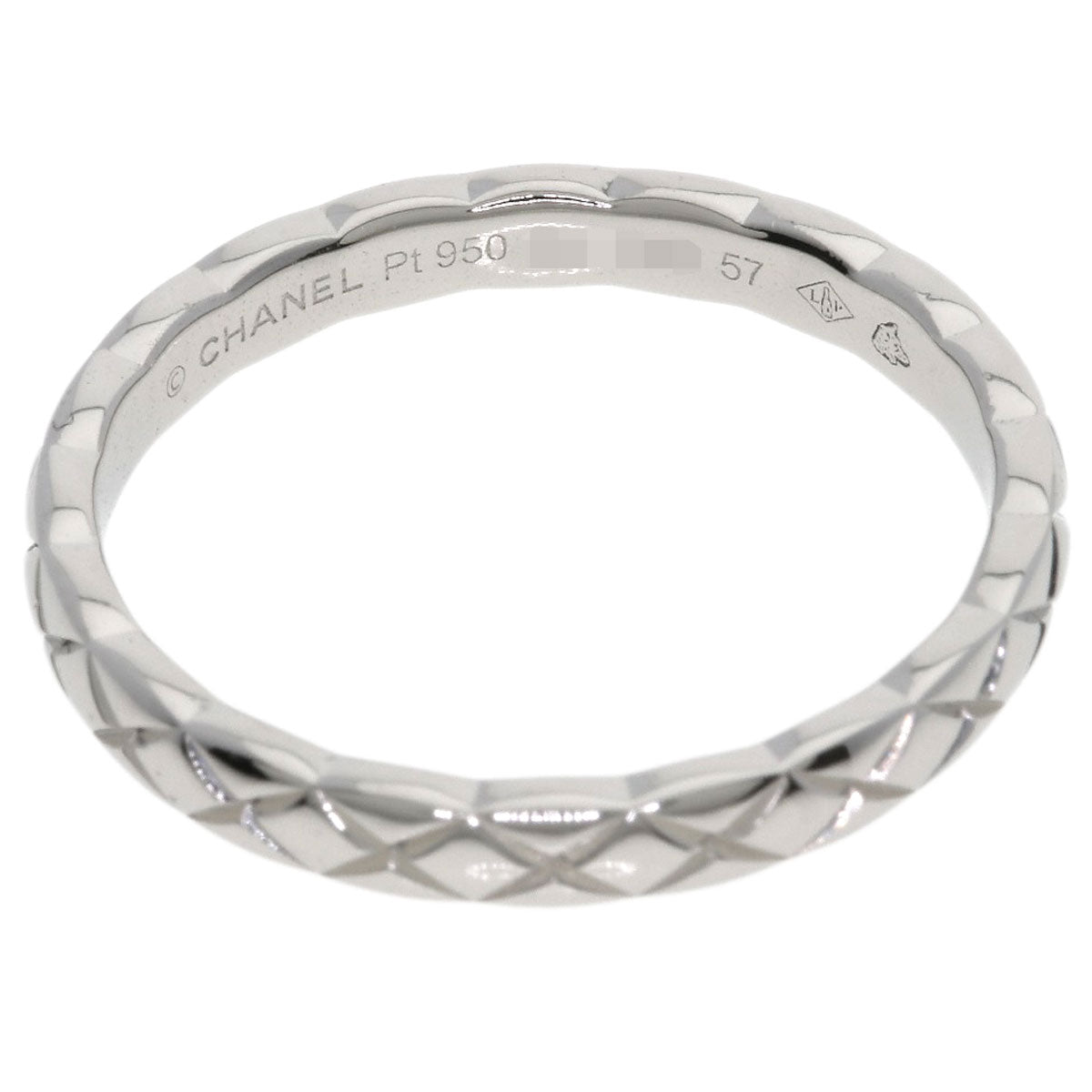 CHANEL Coco Crush Small #57 Ring Platinum PT950 Ladies [Used]