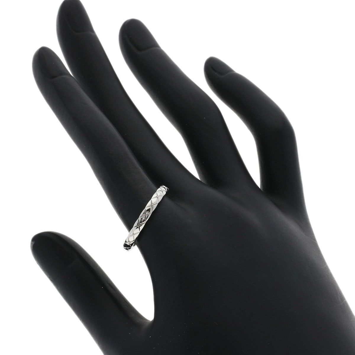 CHANEL Coco Crush Small #57 Ring Platinum PT950 Ladies [Used]