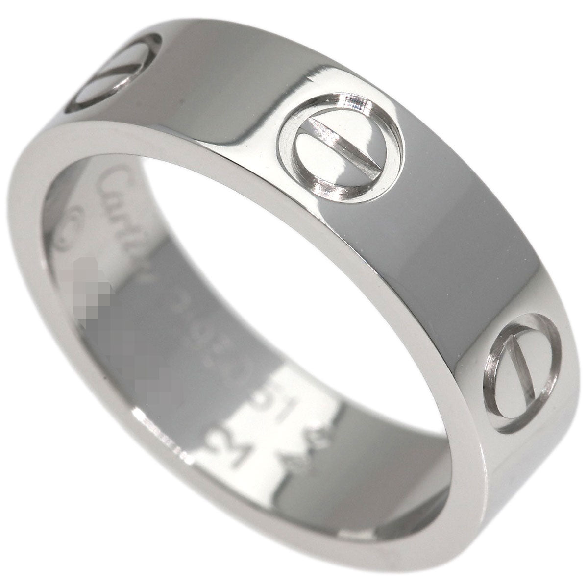 CARTIER love ring #51 Ring Platinum PT950 Ladies [Used]