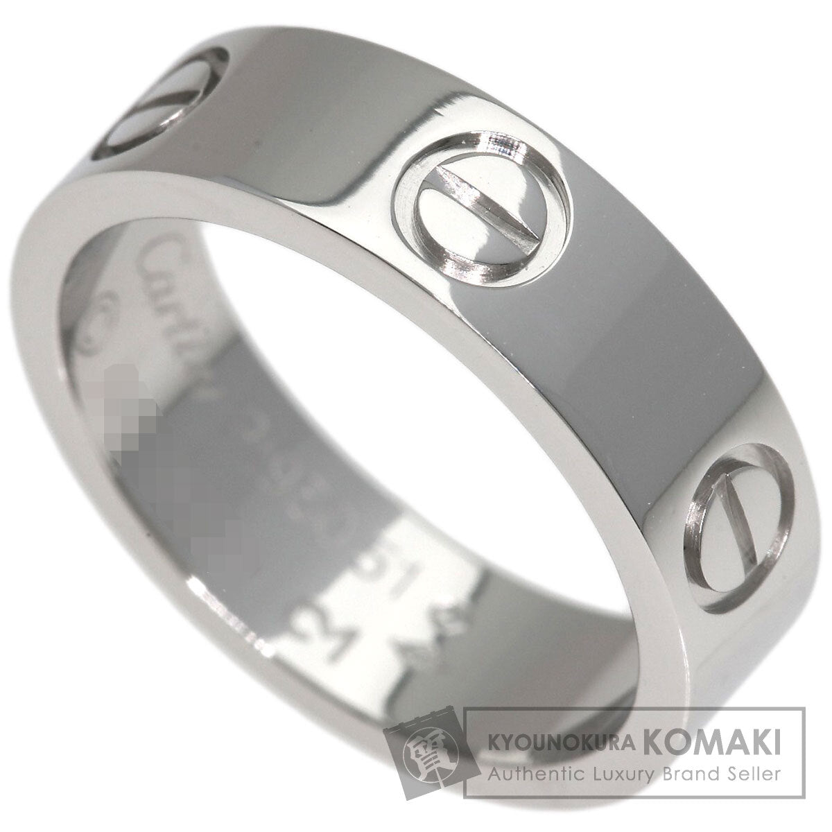 CARTIER love ring #51 Ring Platinum PT950 Ladies [Used]