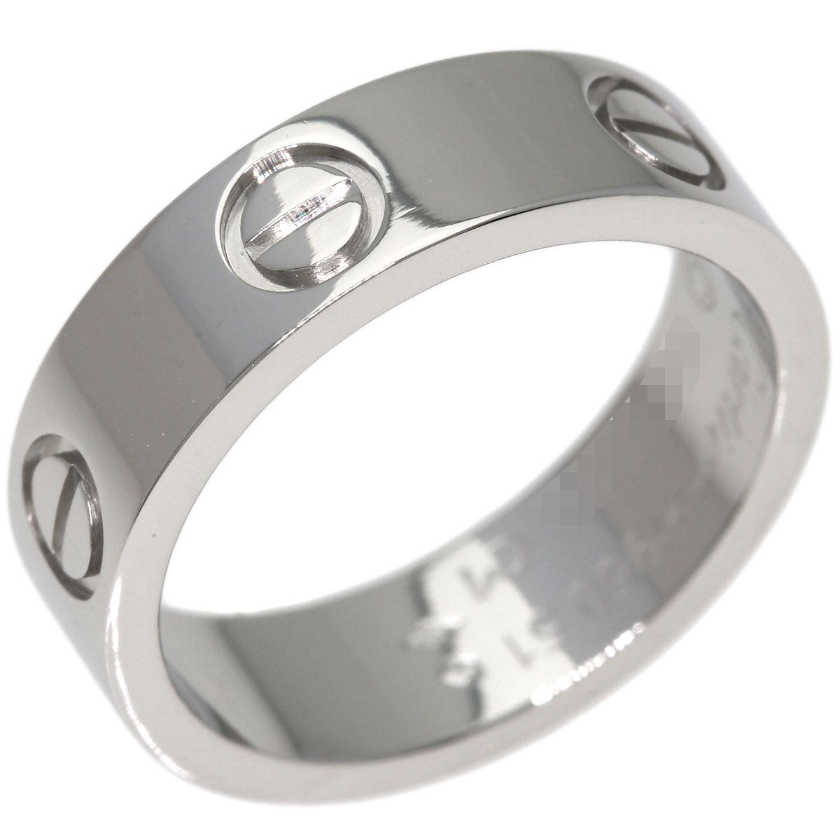 CARTIER love ring #51 Ring Platinum PT950 Ladies [Used]