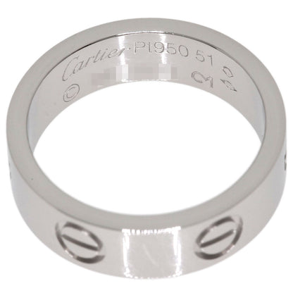 CARTIER love ring #51 Ring Platinum PT950 Ladies [Used]
