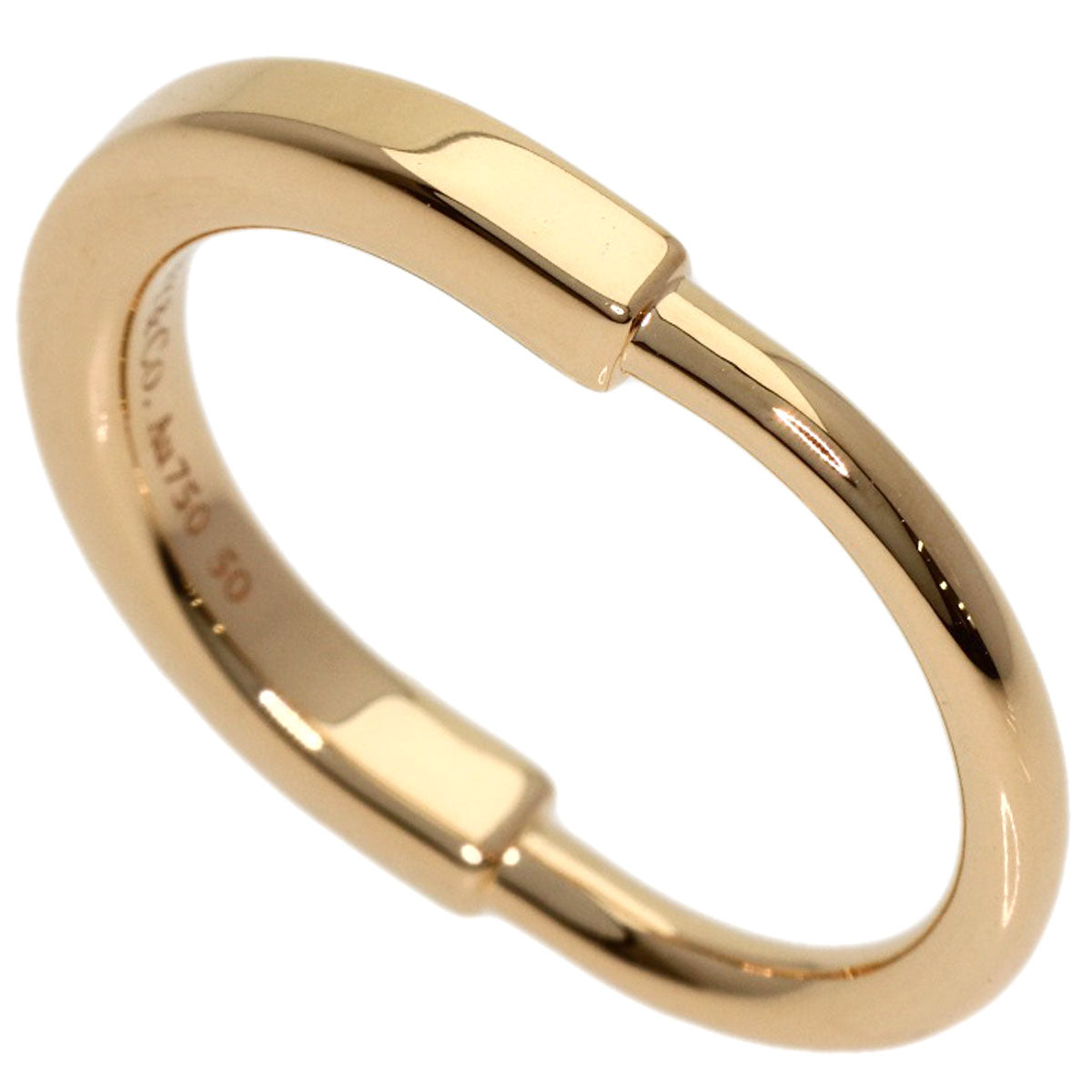 TIFFANY&Co. Rock #50 Ring K18 Pink Gold Ladies [Used]
