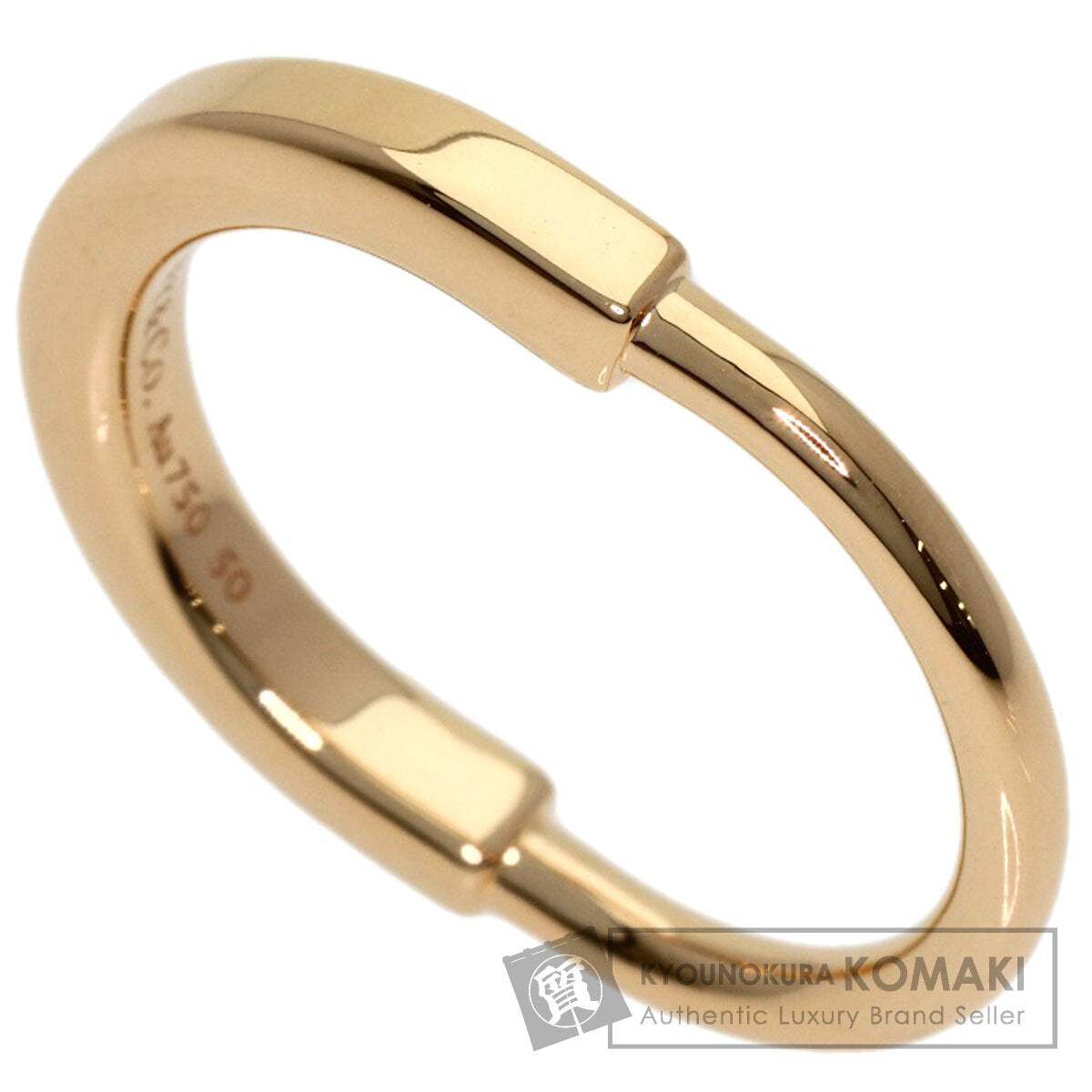 TIFFANY&Co. Rock #50 Ring K18 Pink Gold Ladies [Used]