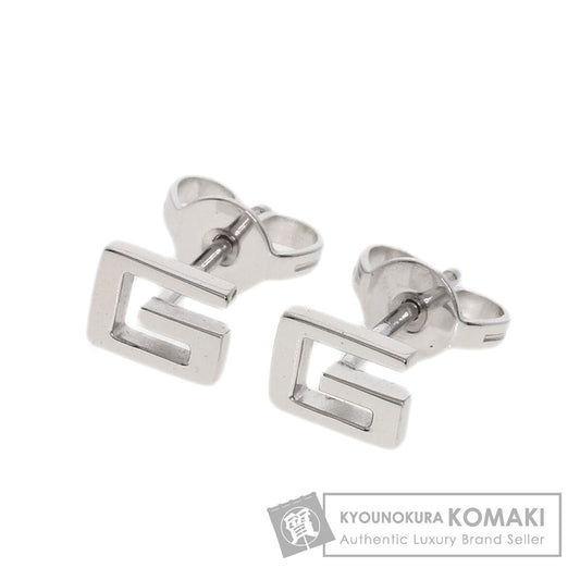 GUCCI G logo earring K18 White Gold Ladies [Used]