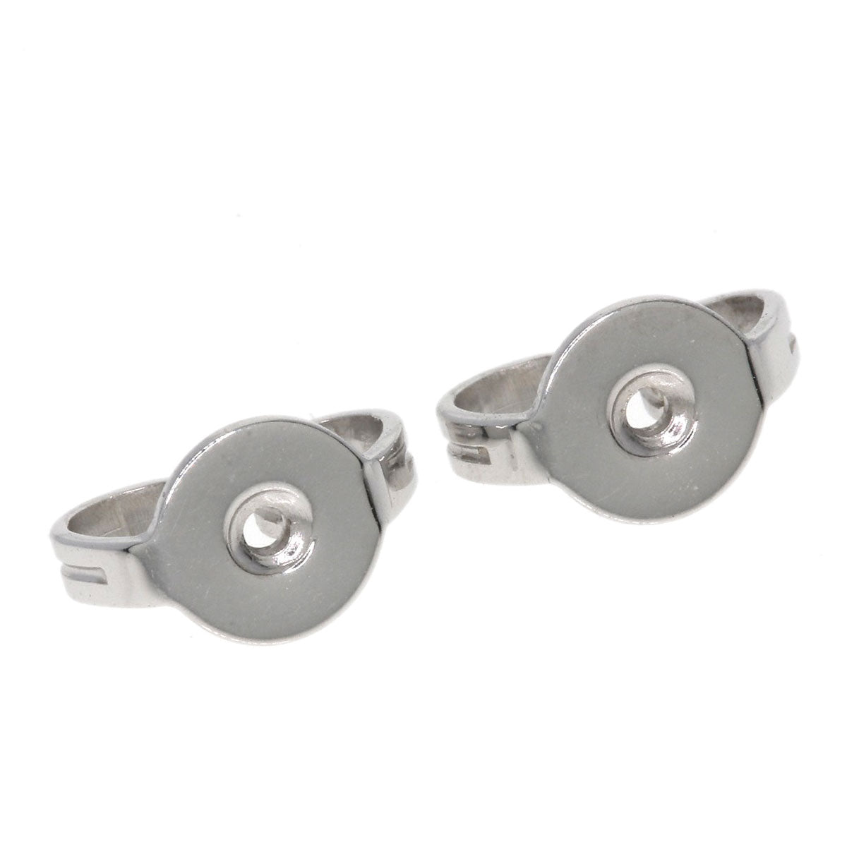 GUCCI G logo earring K18 White Gold Ladies [Used]