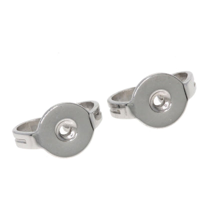 GUCCI G logo earring K18 White Gold Ladies [Used]