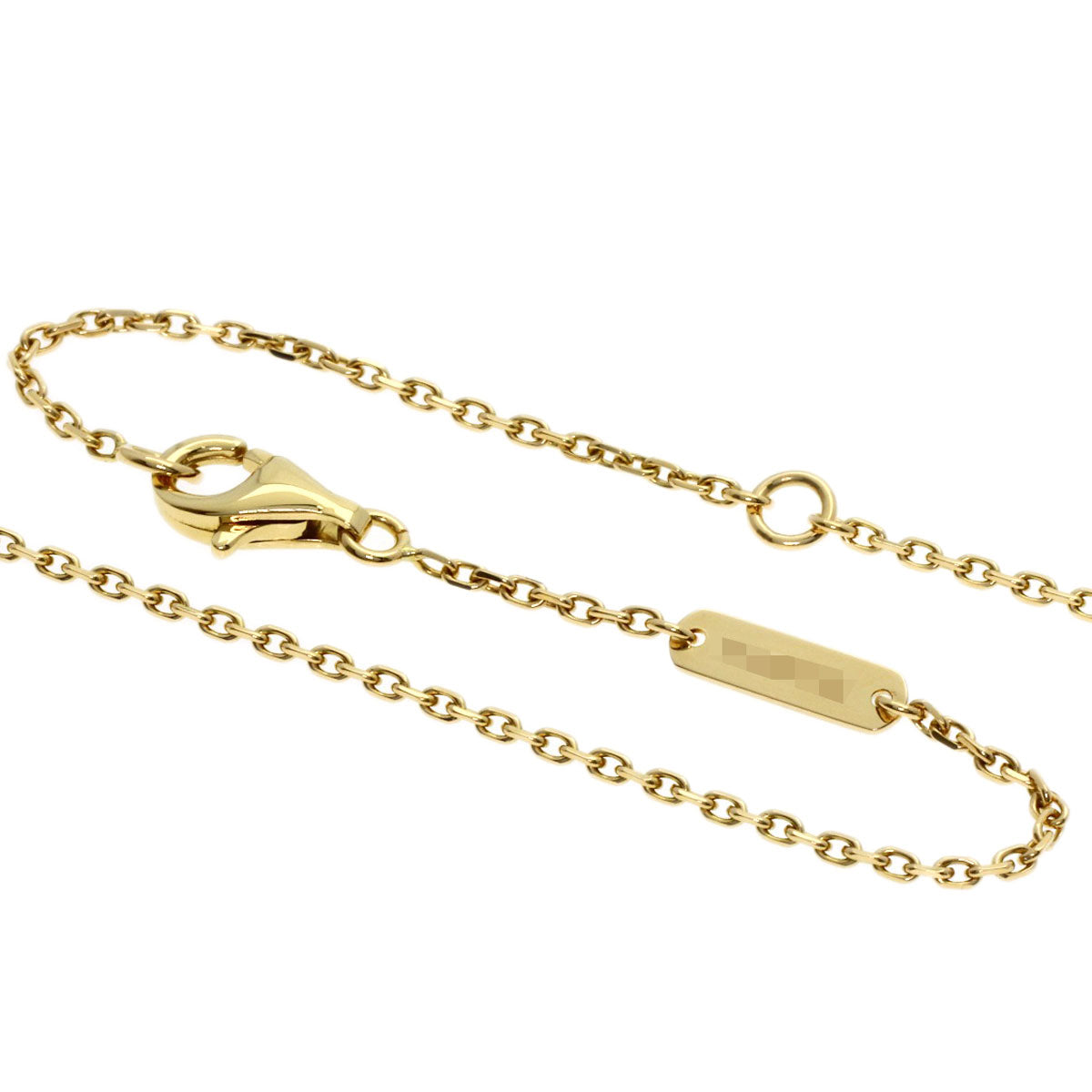 Van Cleef & Arpels Vintage Alhambra Turquoise Necklace K18 Yellow Gold Ladies [Used]