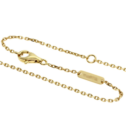 Van Cleef & Arpels Vintage Alhambra Turquoise Necklace K18 Yellow Gold Ladies [Used]