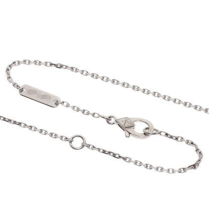 Van Cleef & Arpels Vintage Alhambra Shell Necklace K18 White Gold Ladies [Used]