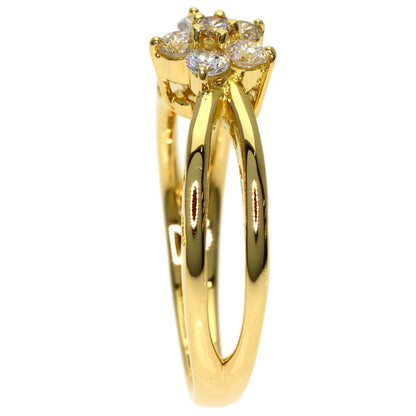 Ponte Vecchio Diamond Ring K18 Yellow Gold Ladies [Used]