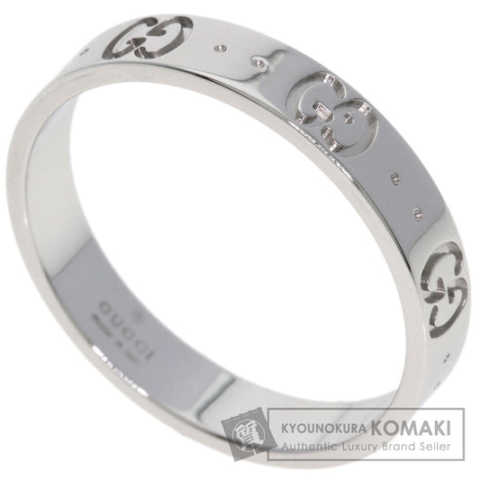 GUCCI Icon # 21 Ring K18 White Gold Ladies [Used]