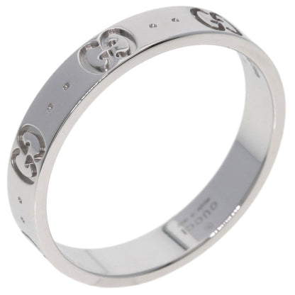 GUCCI Icon # 21 Ring K18 White Gold Ladies [Used]