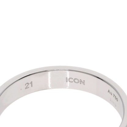 GUCCI Icon # 21 Ring K18 White Gold Ladies [Used]