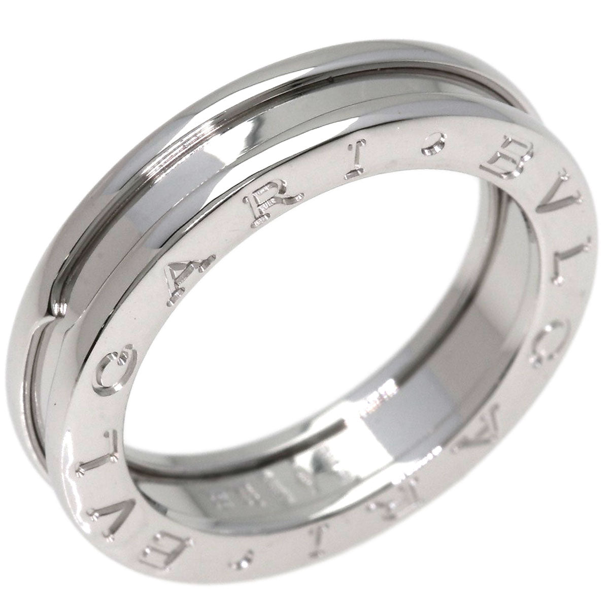 BVLGARI B.zero1 1 band #55 Ring K18 White Gold Ladies [Used]
