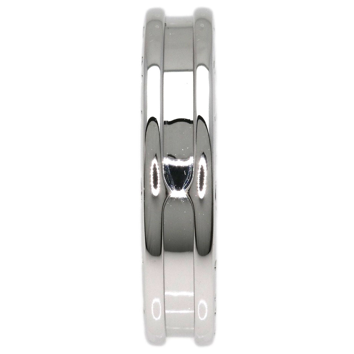 BVLGARI B.zero1 1 band #55 Ring K18 White Gold Ladies [Used]