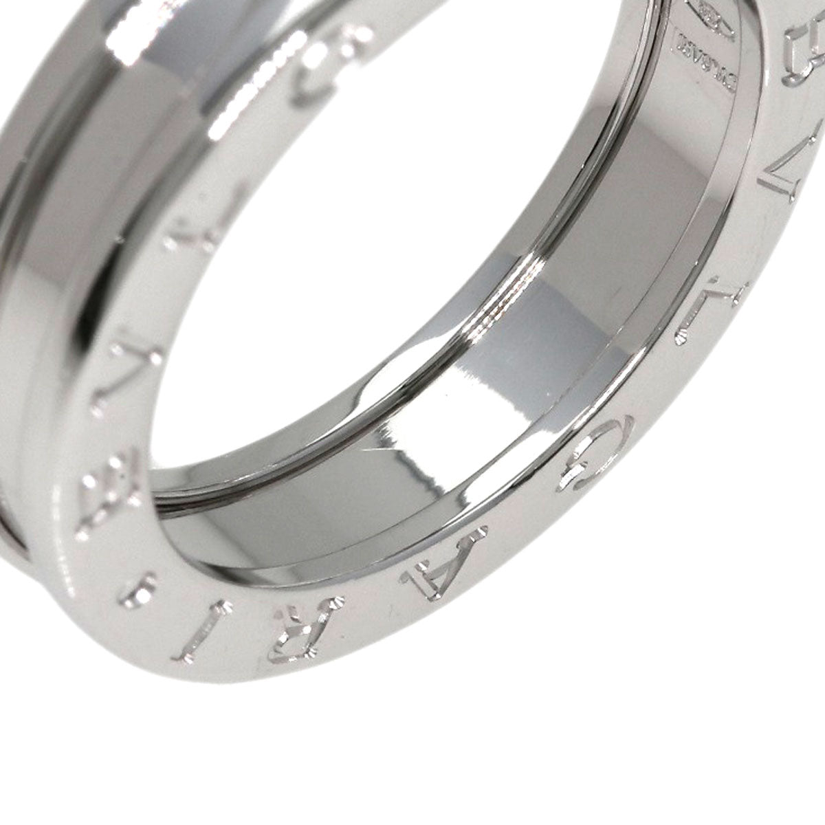 BVLGARI B.zero1 1 band #55 Ring K18 White Gold Ladies [Used]