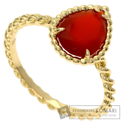 Boucheron Serpent Bohème Small Carnelian #54 Ring K18 Yellow Gold Ladies [Used]