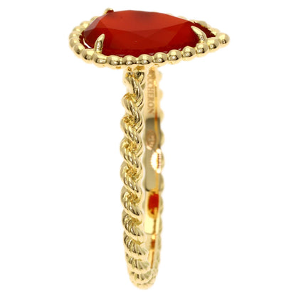 Boucheron Serpent Bohème Small Carnelian #54 Ring K18 Yellow Gold Ladies [Used]
