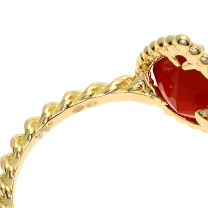 Boucheron Serpent Bohème Small Carnelian #54 Ring K18 Yellow Gold Ladies [Used]