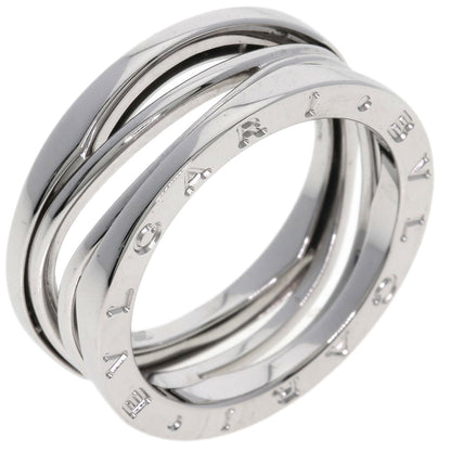 BVLGARI B.zero1 Legend 3 Bands #60 Ring K18 White Gold Ladies [Used]