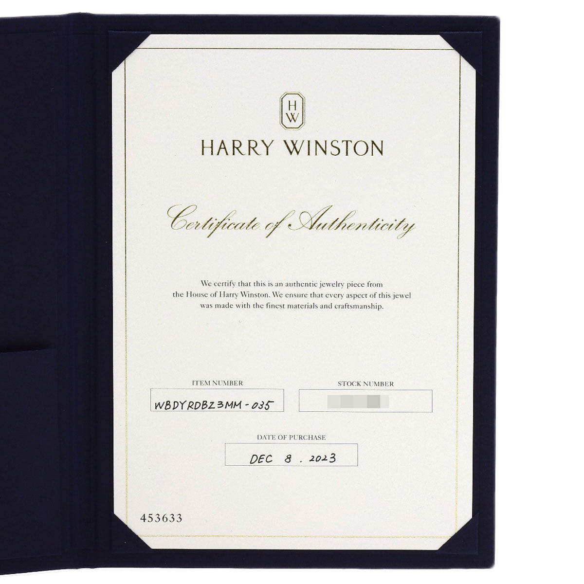 HARRY WINSTON Round cut band with 1 diamond Ring K18 Yellow Gold Ladies [Used]