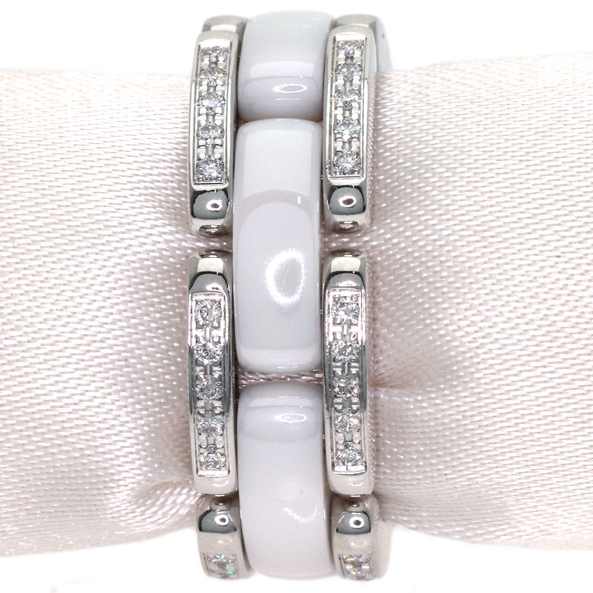CHANEL Ultra Diamond #51 Ring K18 White Gold Ladies [Used]