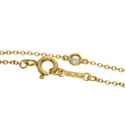 TIFFANY&Co. By The Yard 3P Diamond Bracelet K18 Yellow Gold Ladies [Used]