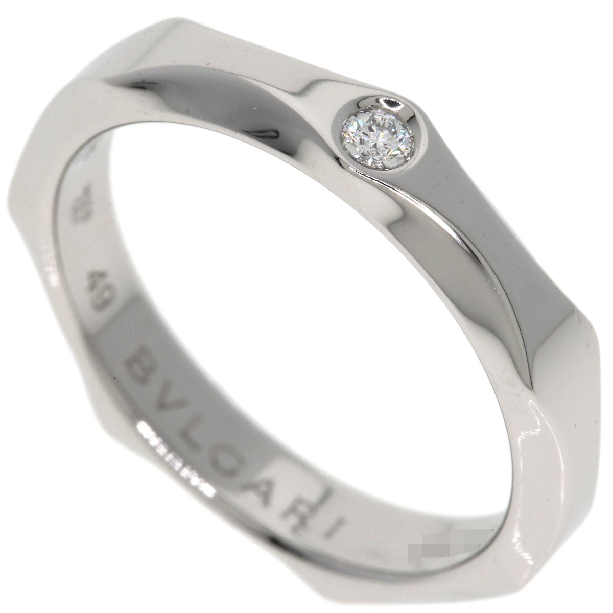 BVLGARI Infinito Diamond #49 Ring Platinum PT950 Ladies [Used]