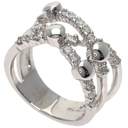 0.69ct Luca Calati Diamond Ring K18 White Gold 8.2g　Ladies