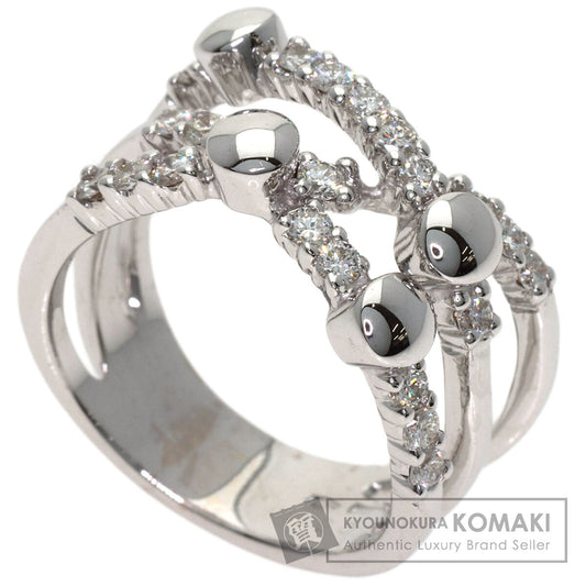 0.69ct Luca Calati Diamond Ring K18 White Gold 8.2g　Ladies