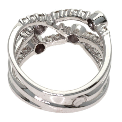 0.69ct Luca Calati Diamond Ring K18 White Gold 8.2g　Ladies