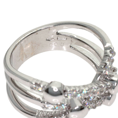 0.69ct Luca Calati Diamond Ring K18 White Gold 8.2g　Ladies
