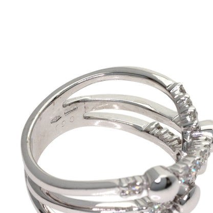 0.69ct Luca Calati Diamond Ring K18 White Gold 8.2g　Ladies